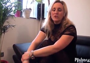 Blonde has two sexy cocks to choose from