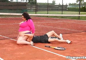 Tennis court queening session to make you cum